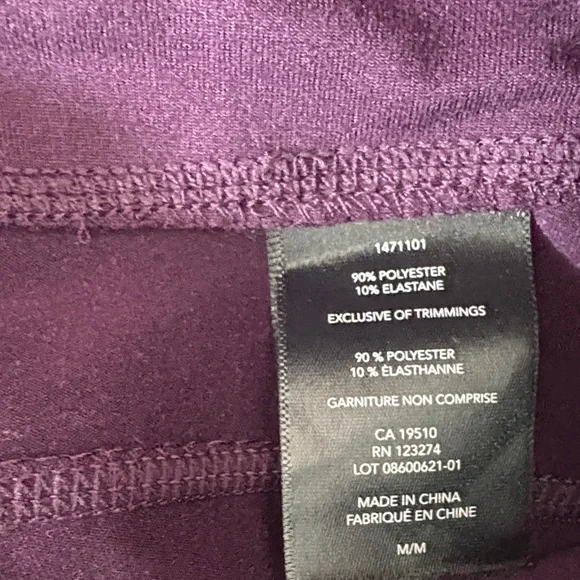 Lole Purple Track Pants MM318 - Picture 10 of 10